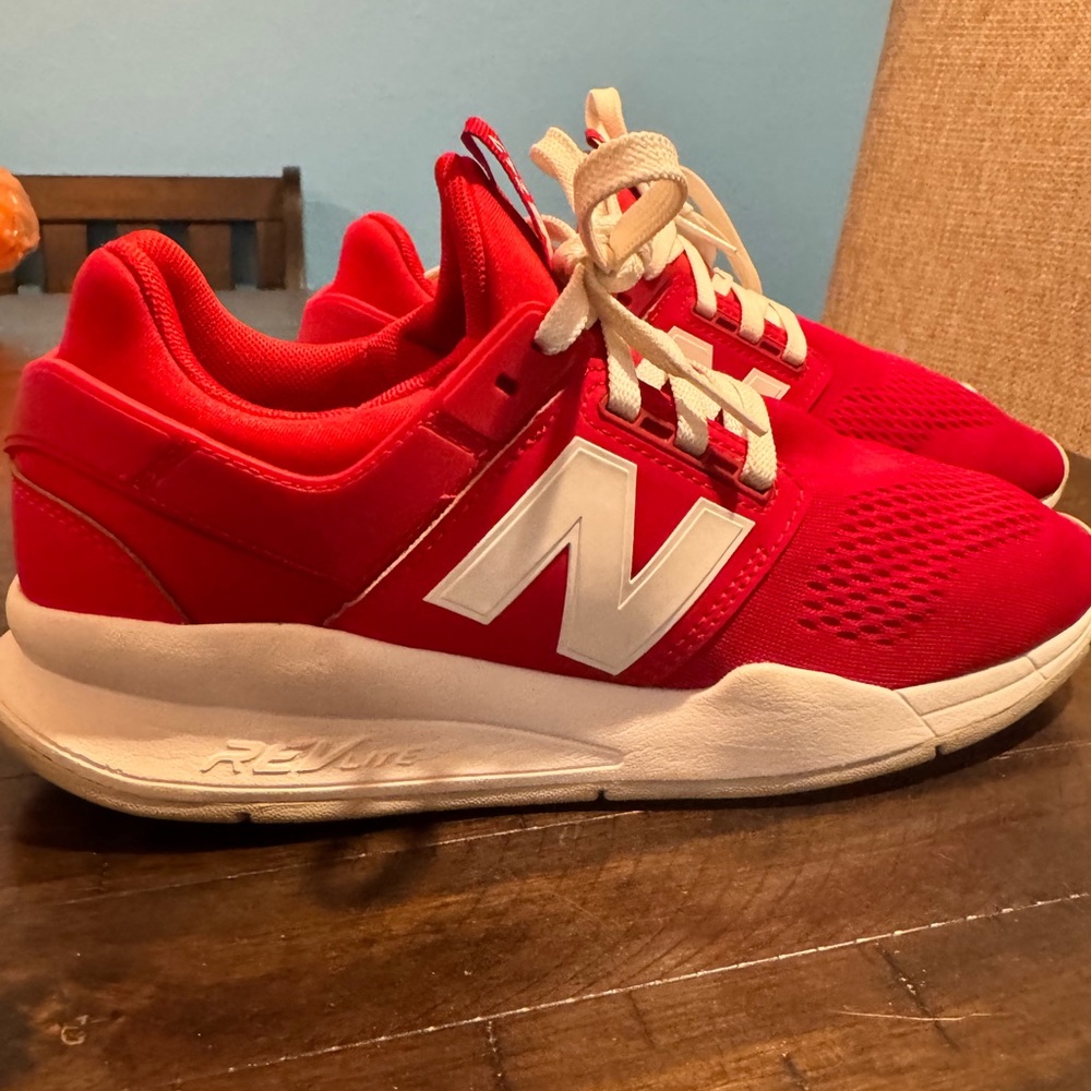 New Balance Women’s 247  Red Sneakers